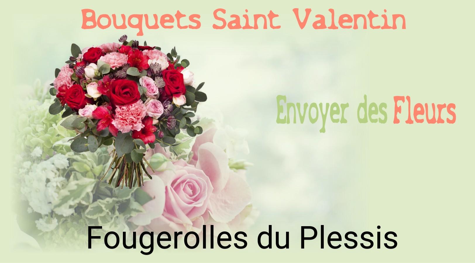 Roses de Saint-Valentin livrées à Fougerolles-du-Plessis
